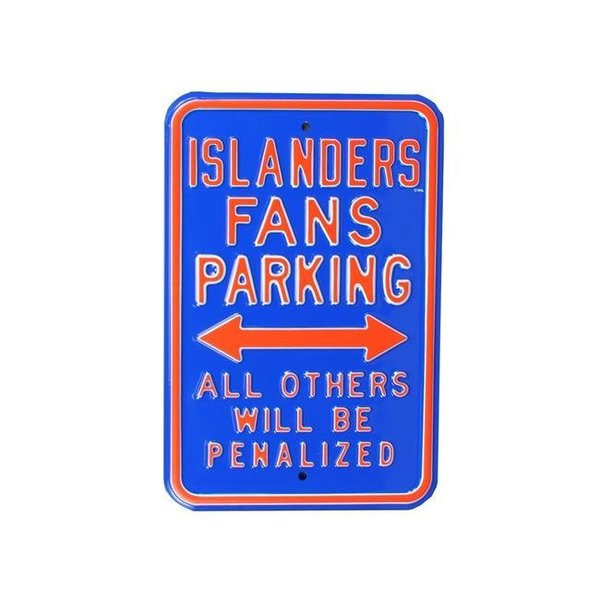 Authentic Street Signs Authentic Street Signs 28504 Islanders & Penalized Parking Sign 28504